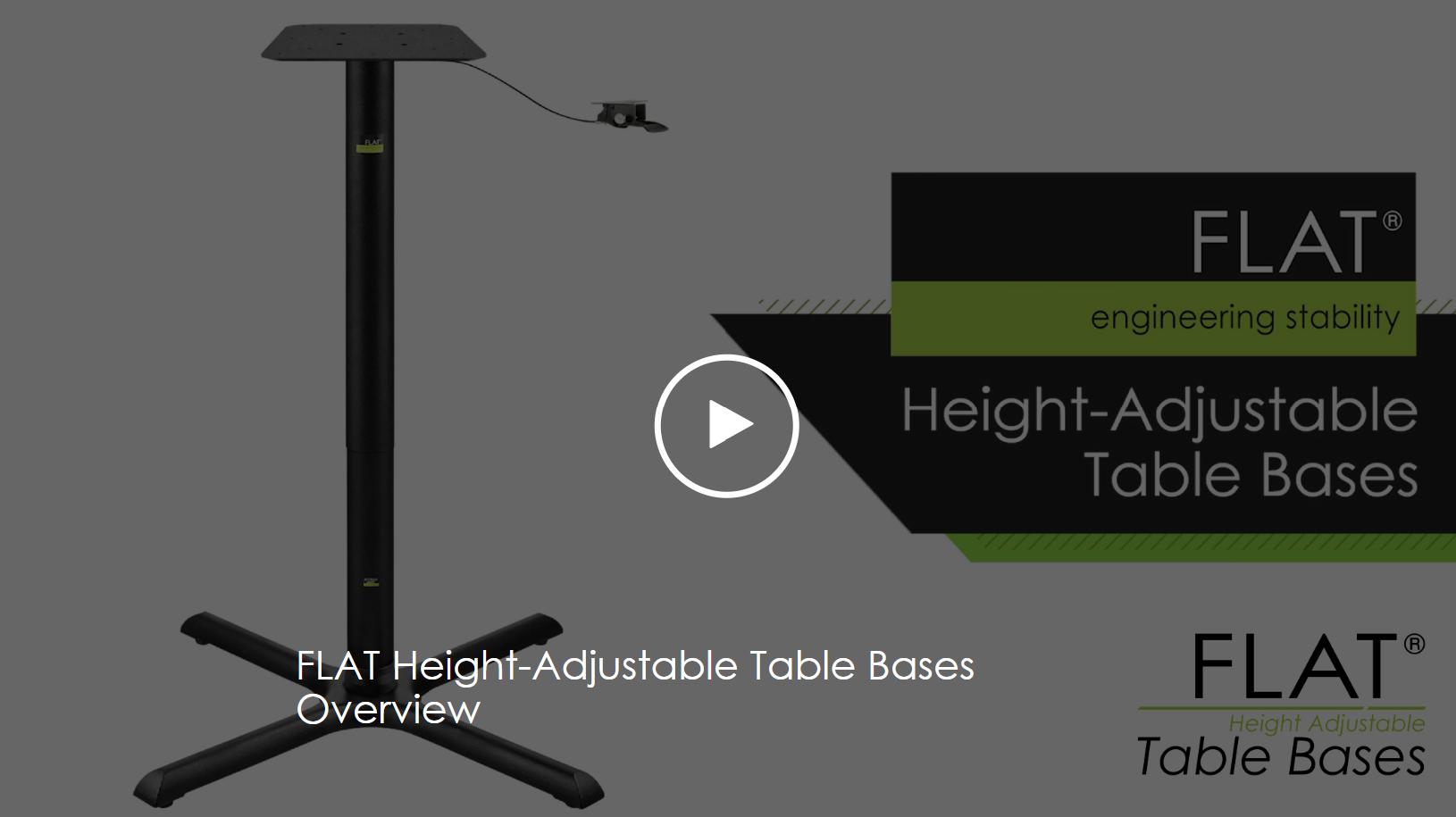 Click to see FLAT Height-Adjustable Table Bases in Action