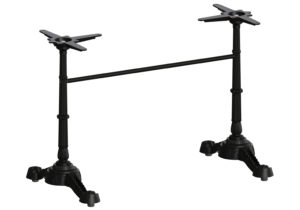 Dual Bolt-Down Table Bases (with Height-Adjustable Pneumatic Posts)