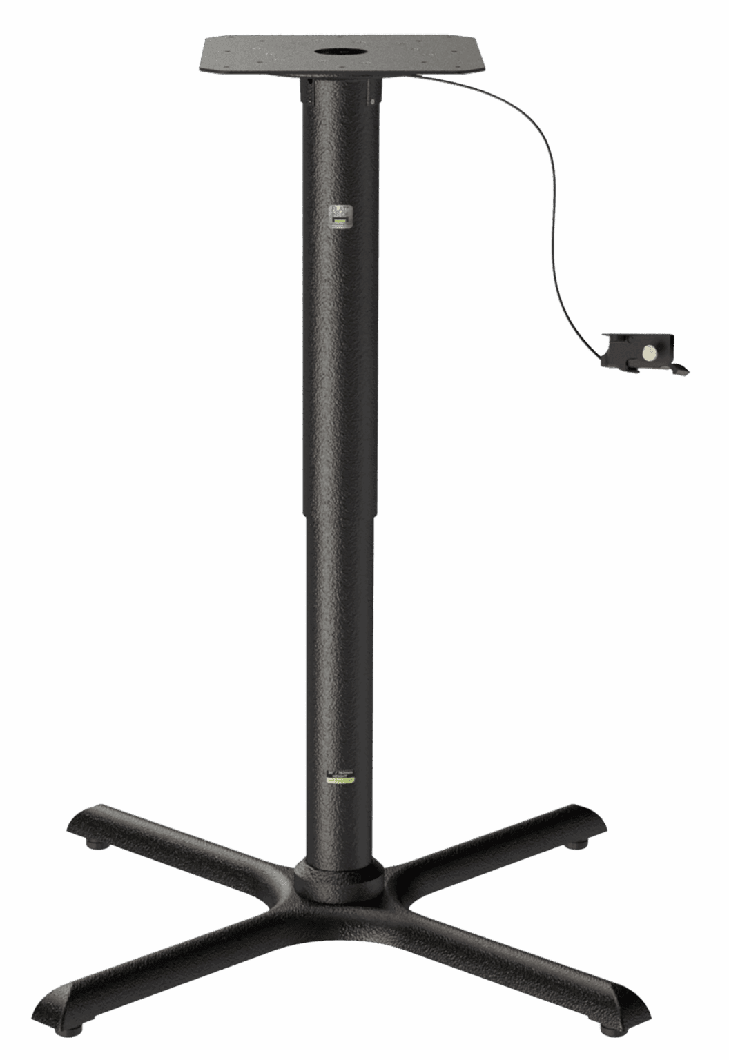 AUTO-ADJUST KX36 Table Base (with Height-Adjustable Pneumatic Post) - FLAT