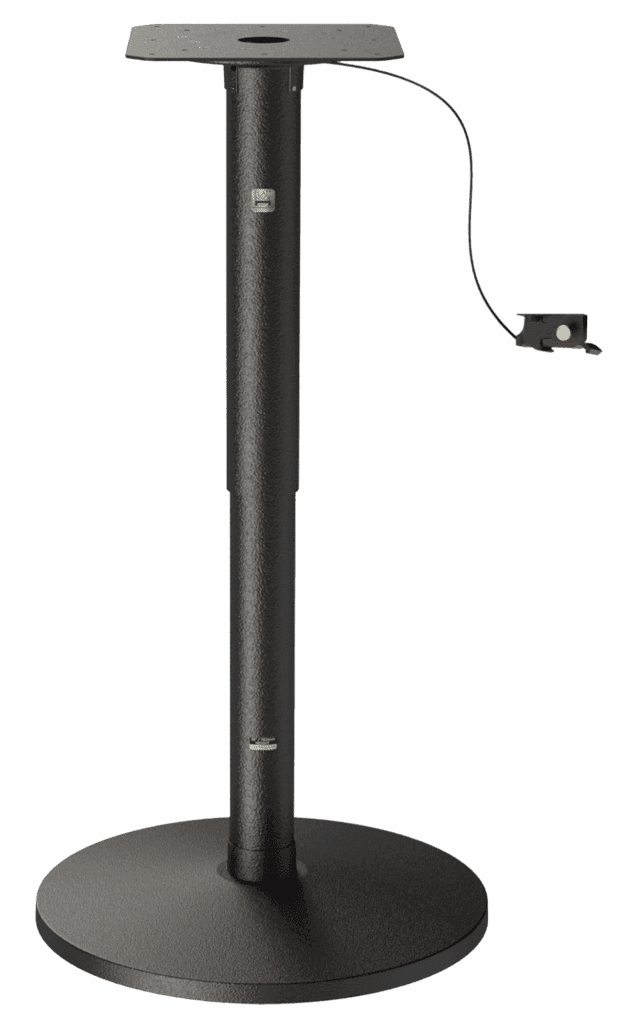 AUTO-ADJUST UR22 Table Base (with Height Adjustable Pneumatic Post) - FLAT