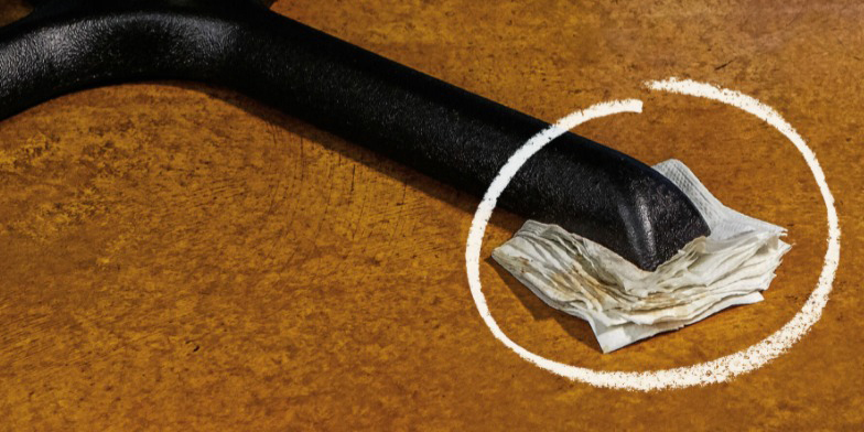 Napkin-under-wobbly-tables